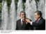 Presidente Lula e o presidente da Colômbia, Álvaro Uribe conversam na cerimônia de chegada à Colômbia.
