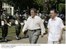 Presidente Lula e o presidente da Colômbia, Álvaro Uribe, durante revista às tropas.