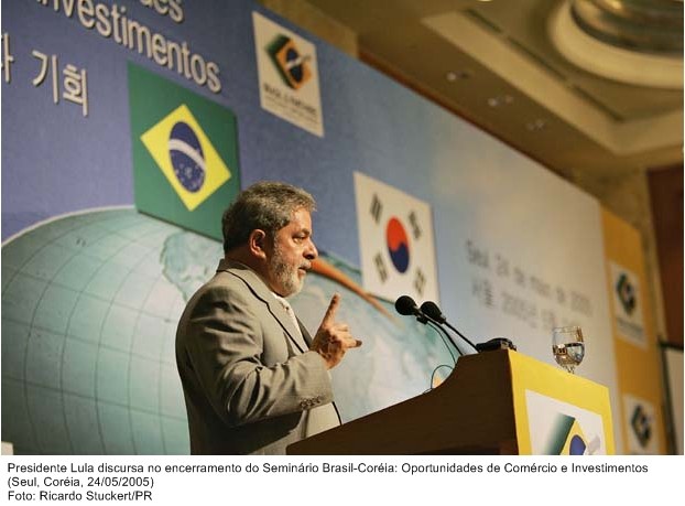 Presidente Lula discursa no encerramento do Seminário Brasil-Coréia - Oportunidades de Comércio e Investimentos.