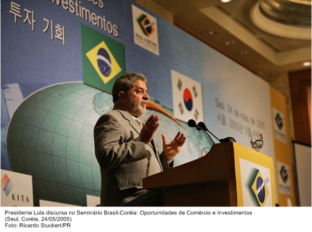 Presidente Lula discursa no Seminário Brasil-Coréia - Oportunidades de Comércio e Investimentos.