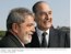 Presidente Lula e o presidente francês, Jacques Chirac, durante desfile militar em comemoração a Data Nacional  Francesa.