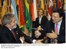 Presidente Lula durante encontro com o presidente da Comissão européia, Durão Barroso.