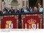 Presidente Lula e dona Marisa durante recepção de boas-vindas dos reis da Espanha aos chefes de estado e de governo.