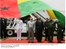 Presidente Lula ao lado do presidente da Guiné Bissau, Henrique Rosa, durante cerimônia e chagada ao país.