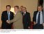 Presidente Lula durante econtro com Romano Prodi, Giuliano Amati e Massimo D'Alema, liderança da esquerda italiana.