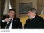 Presidente Lula recebe o presidente da Áustria, Heinz Fischer, na embaixada do Brasil em Roma.