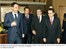 Presidente Lula, ao lado dos presidentes José Luiz Rodriguez Zapatero, Hugo Cháves e Álvaro Uribe, durante encontro de trabalho em Ciudad Guayana.