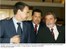 Presidente Lula conversa com os pres. Hugo Cháves e José Luiz Rodriguez Zapatero, na abertura do encontro de trabalho.