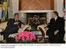 Presidente Lula e o presidente da Argélia, Abdelaziz Bouteflika, durante encontro privado no Palácio Presidencial.