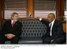Presidente Lula durante encontro reservado com o presidente de Botsuana, Festus Mogae.
