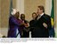Presidente Lula e o presidente de Botsuana, Festus Mogae, na assinatura do protocolo de intenções.