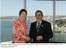 Presidente Lula cumprimenta a primeira-ministra da Nova Zelândia, Helen Clark, após posse da nova presidente do Chile.