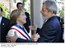 Presidente Lula cumprimenta Michelle Bachelet, nova presidente do Chile.