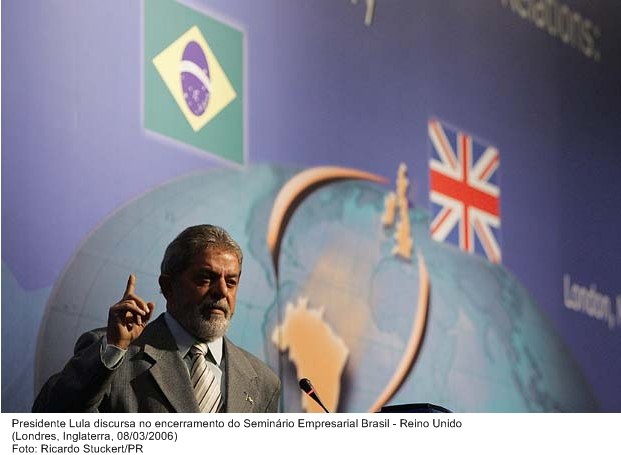 Presidente Lula discursa no encerramento do Seminário Empresarial Brasil-Reino Unido.
