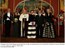 Presidente Lula e dona Marisa posam para foto ao lado de representantes da família real na Galeria de Arte do Guildhall.