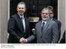 Presidente Lula e o primeiro-ministro do Reino Unido, Tony Blair, durante encontro privado em Londres.