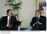 Presidente Lula conversa com o presidente de Honduras, Manoel Zelaya, durante encontro bilateral em Lima.
