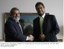 Presidente Lula cumprimenta o presidente do Conselho Executivo da Thyssen-Krupp Steel AG, Karl-Urich Köhler.