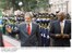 Presidente Lula e o presidente da Angola, José Eduardo dos Santos, durante cerimônia oficial de chagada oficial ao país.