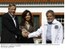 Presidente Lula, o presidente da Argentina Néstor Kirchner e a esposa Cristina Kirchner, durante encontro em Buenos Aires.