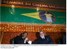 Presidente Lula e o ator Milton Gonçalves, durante abertura da Semana do Cinema Brasileiro em Burkina Faso.