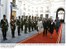 Presidente Lula, a primeira-dama, Marisa Letícia e a presidente do Chile, Michelle Bachelet deixam o Palácio de La Moneda.