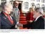 Presidente Lula e a primeira-dama, Marisa Letícia, durante despedida da rainha Margrethe II e do Príncipe Consorte no Palácio de Fredensborg.