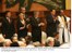 Presidente Lula participa da cerimônia de posse do presidente do Equador, Rafael Correa, ao lado de Michelle Bachelet e Hugo Cháves.