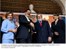 Presidente Lula cumprimenta o presidente de Honduras, Zelaya Gonzales, na chegada a Tegucigalpa.