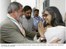 Presidente Lula cumprimenta a neta de Gandhi, durante visita a Nova-Delhi.