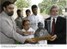 Presidente Lula durante visita ao memorial de Mahatma Gandhi.