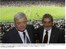Presidente Lula e o presidente da Confederação Brasileira de Futebol, Ricardo Teixeira, assistem ao amistoso entre a seleção brasileira e Inglesa.