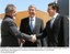 Presidente Lula conversa com José Sócrates e José Manuel Durão Barroso, no encerramento da Cimeira Empresarial Brasil-União Européia.