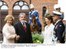 Presidente Lula e a primeira-dama, Marisa Letícia, ao lado do rei Carlos XVI Gustavo e da rainha Silvia, na chega ao Palácio Real.