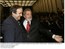 Presidente Lula, ao lado do Presidente da UEFA, Michel Platini, comemora a confirmação do Brasil como país sede da Copa de 2014.
