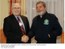 Presidente Lula e o presidente e C.E.O da Merck & Co. Richard Clark, durante audiência.