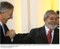 Presidente Lula cumprimenta o ex-presidente da Argentina, Néstor Kirchner, durante visita a Buenos Aires.