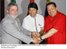 Presidente Lula, Evo Morales e Hugo Cháves, durante reunião em Riberalta, na Bolívia.
