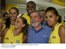 Presidente Lula e as jogadoras de vôlei integrantes da seleção brasileira.