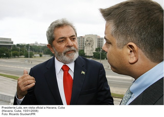 Presidente Lula em visita oficial a Havana, Cuba.