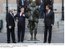 Presidente Lula ao lado da estátua de Don Quijote de La Mancha, no Museu de Santa Cruz. Na foto o presidente da Espanha, José Luís Zapatero.