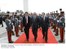 Presidente Lula passa em revista as tropas durante chegada à Guatemala.