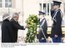 Presidente Lula e a primeira-dama, Marisa Letícia, durante cerimônia de oferenda floral no Monumento Nacional, em Amsterdã.