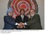 Presidente Lula cumprimenta o presidente da África do Sul, Kgalema Motlanthe e o primeiro-ministro da Índia, Manmohan Singh.
