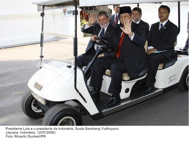 Presidente Lula e o presidente da Indonésia, Susilo Bambang Yudhoyono.