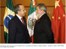 Presidente Lula durante encontro bilateral com o presidente do México, Felipe Calderón.