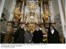 Presidente Lula e dona Marisa Letícia durante visita a Igreja Nossa Senhora da Vitória.