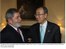 Presidente Lula, o presidente de Gana, John A. Kufuor e o secretário-geral das Nações Unidas, Ban Ki-moon, no painel de Alto Nível - Unctad.