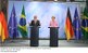 Presidente Lula e a chanceler da Alemanha, Angela Merckel.