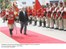 Presidente Lula durante cerimônia oficial de chegada a Arroyo Concepción.